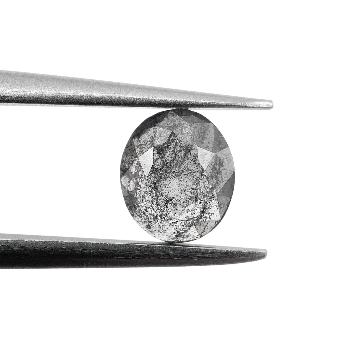 0.96ct | Rustic  Oval Shape Rose Cut Diamond - Modern Rustic Diamond