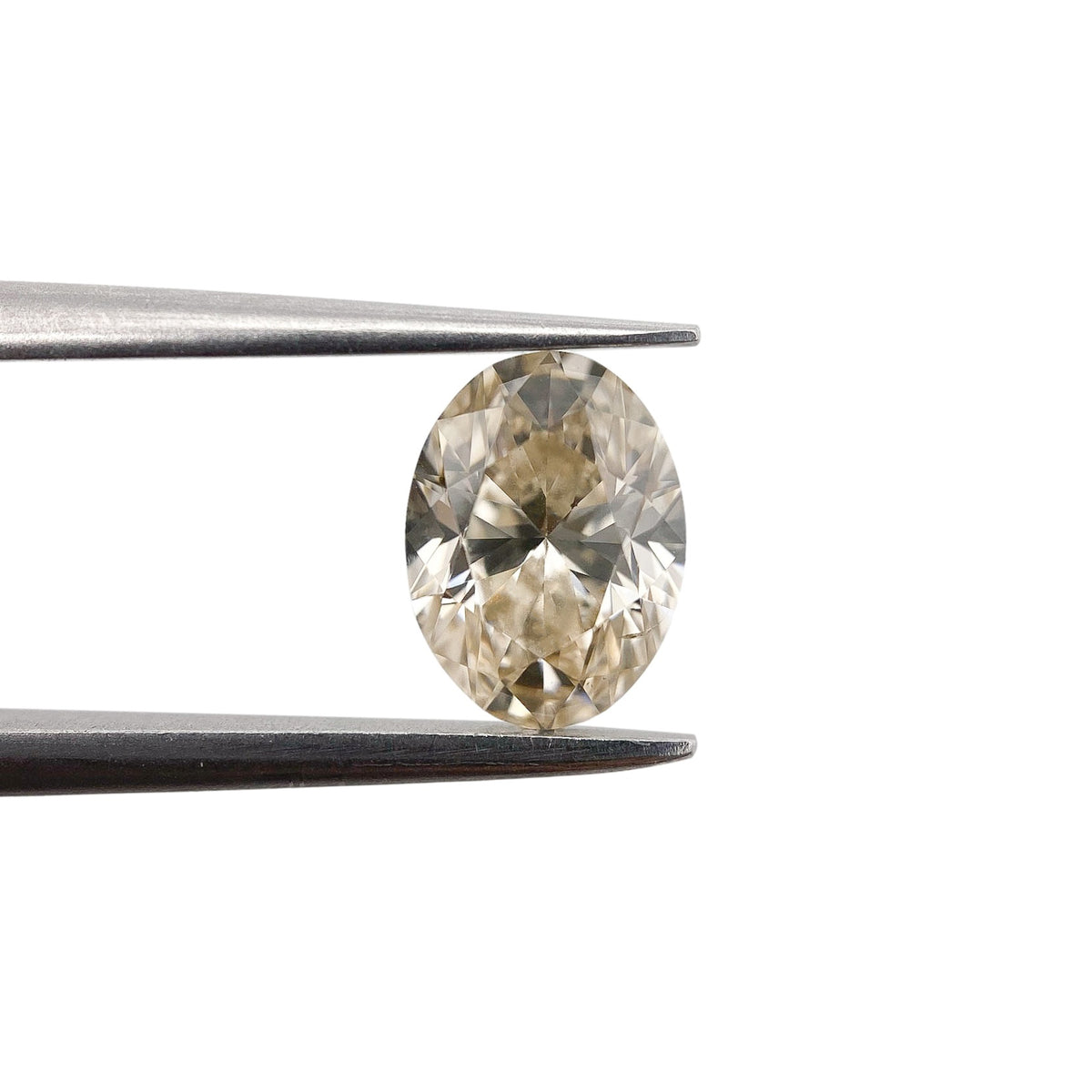 1.21ct | Champagne VS Oval Shape Brilliant Cut Diamond - Modern Rustic Diamond