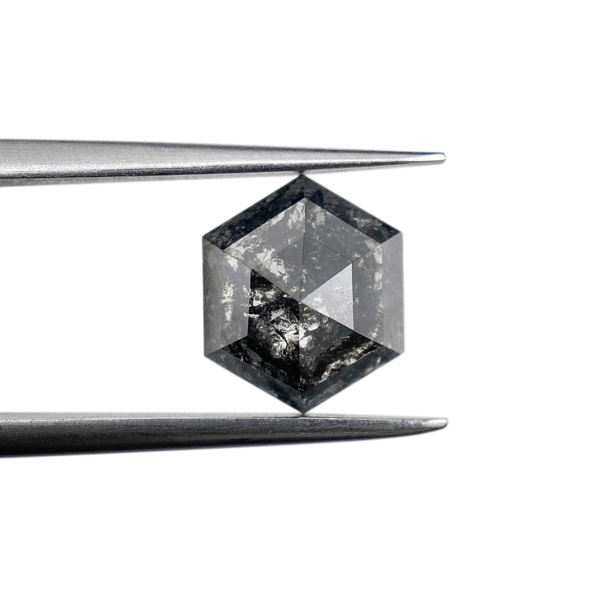 1.96ct | Rustic Hexagon Shape Rose Cut Diamond - Modern Rustic Diamond