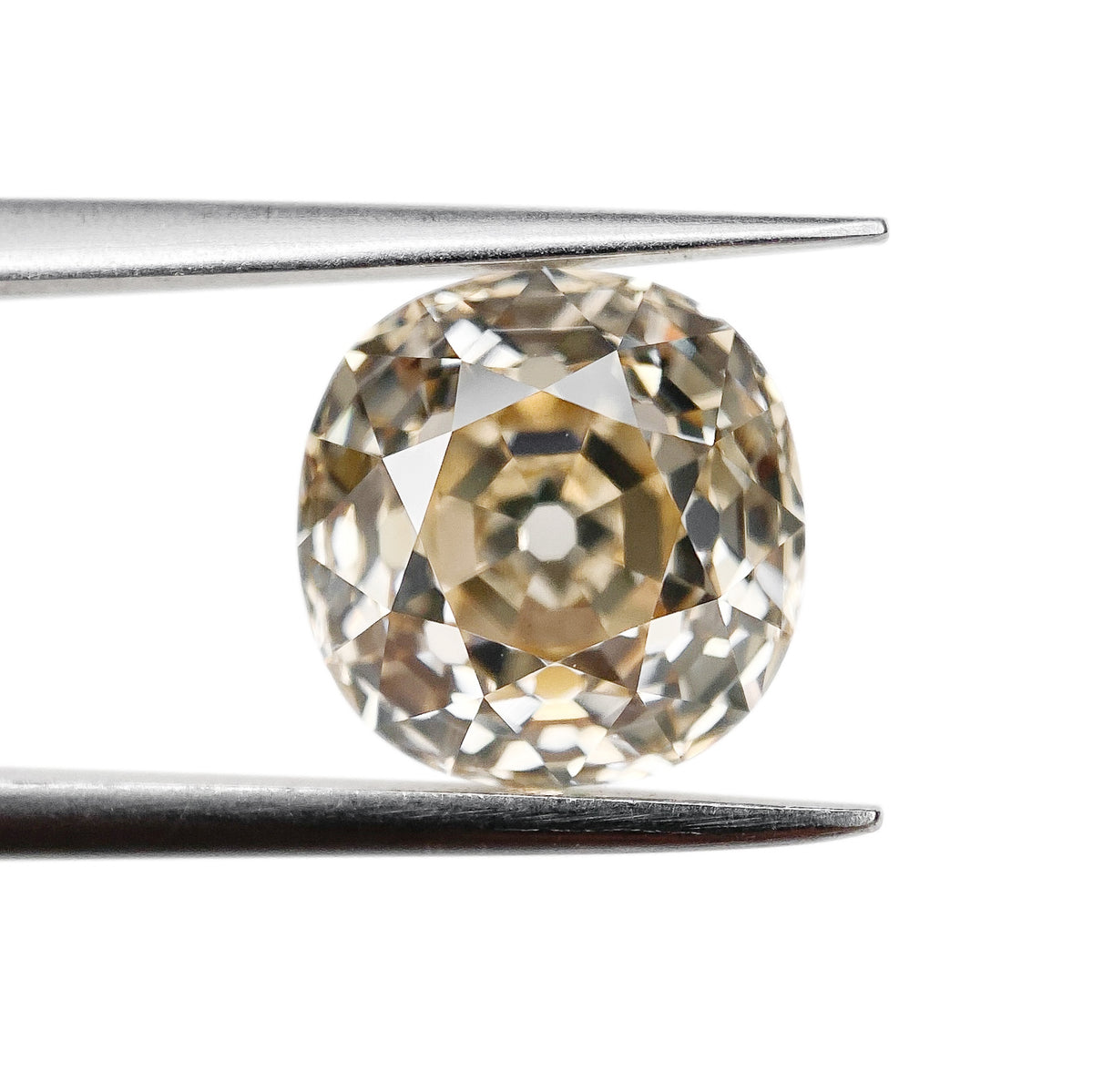 4.17ct | Y-Z/SI1 Cushion Shape Old Mine Cut Diamond (GIA) - Modern Rustic Diamond