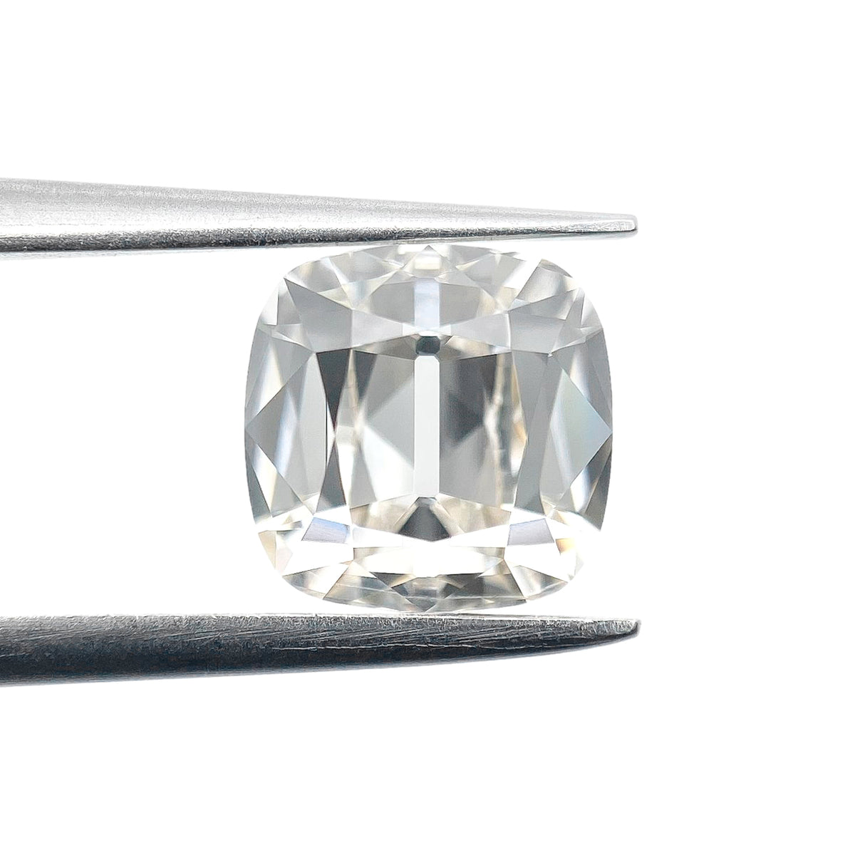 1.57ct | J/VS2 Cushion Shape Old Mine Cut Diamond (GIA) - Modern Rustic Diamond