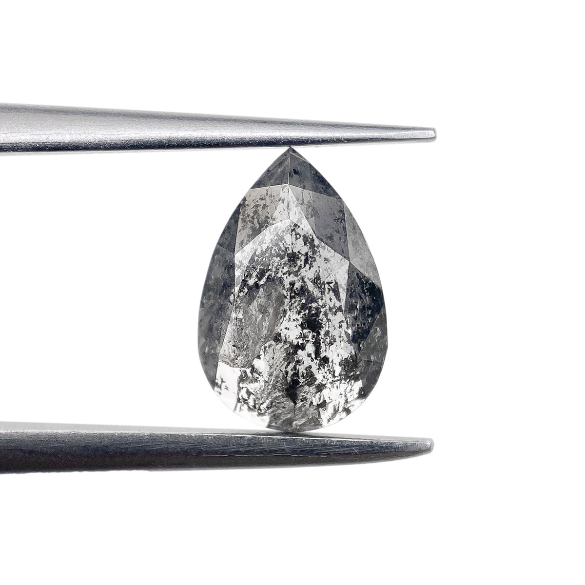 0.93ct | Rustic  Pear Shape Rose Cut Diamond - Modern Rustic Diamond