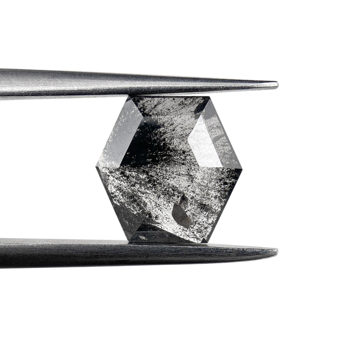 1.54ct | Rustic  Hexagon Shape Rose Cut Diamond - Modern Rustic Diamond