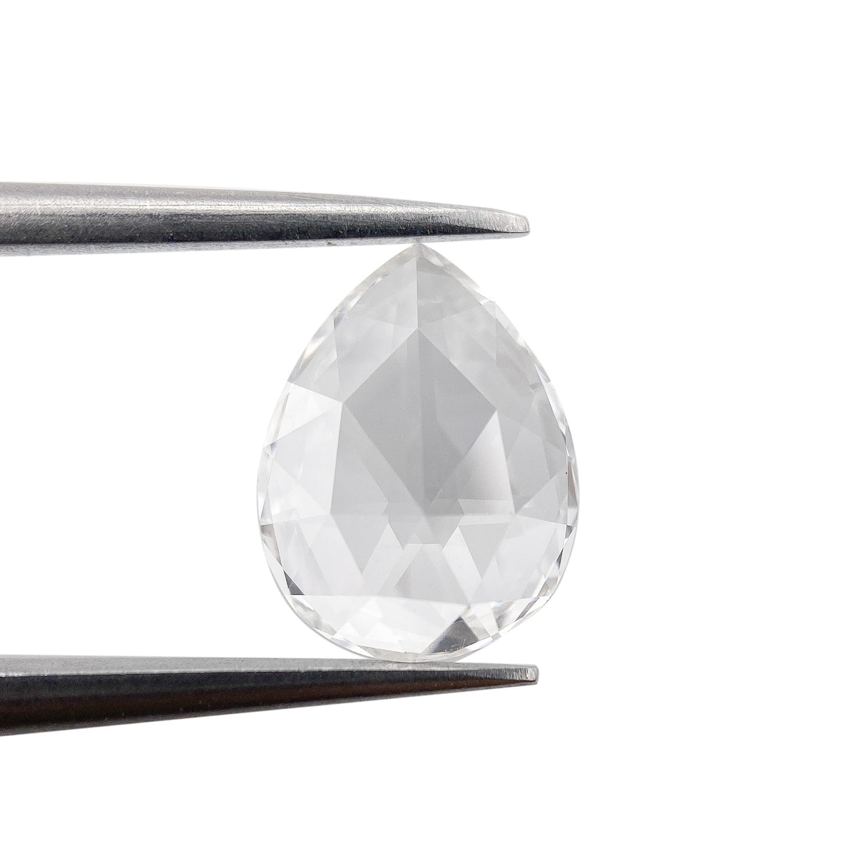 1.04ct | D/VS2 Pear Shape Rose Cut Diamond (GIA) - Modern Rustic Diamond
