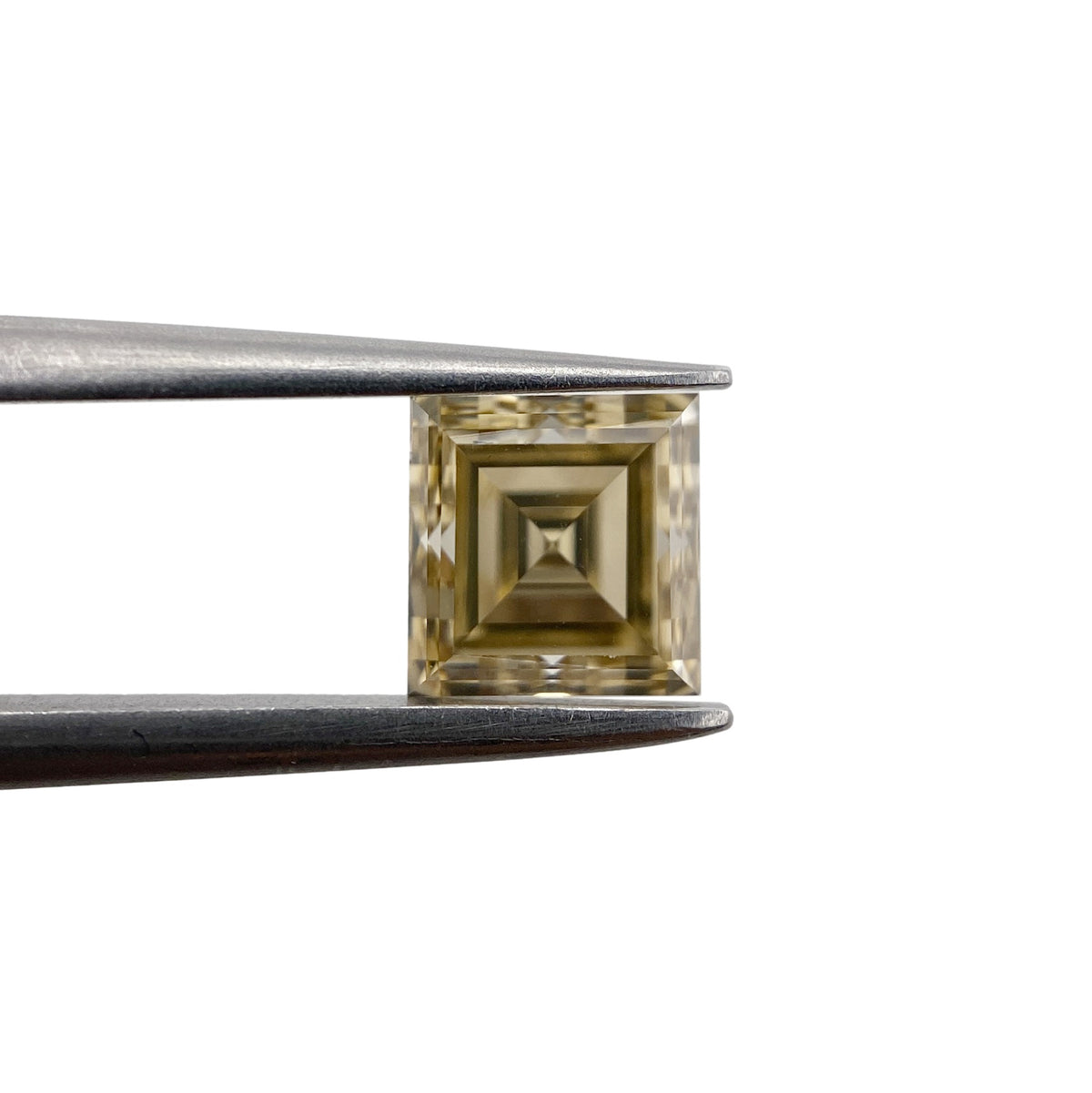 1.32ct | Champagne VVS Carre Shape Step Cut Diamond - Modern Rustic Diamond
