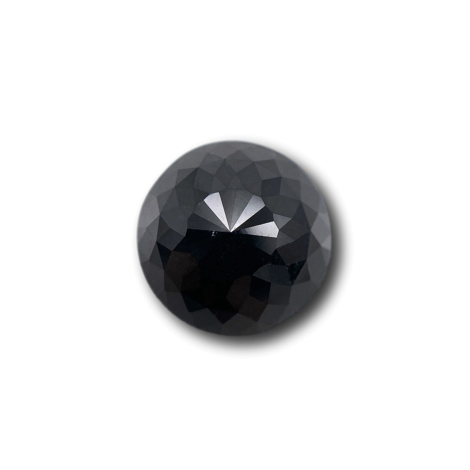 4.50ct | Black/ Round Shape Rose Cut Diamond-Modern Rustic Diamond