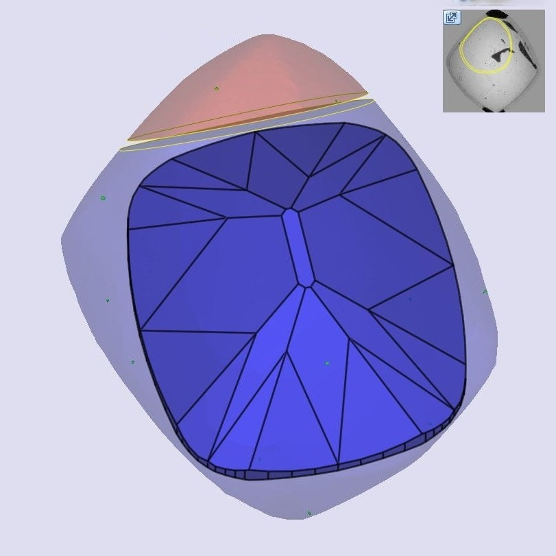 1.66ct | L/VS1 Cushion Shape Old Mine Cut Diamond (GIA) - Modern Rustic Diamond