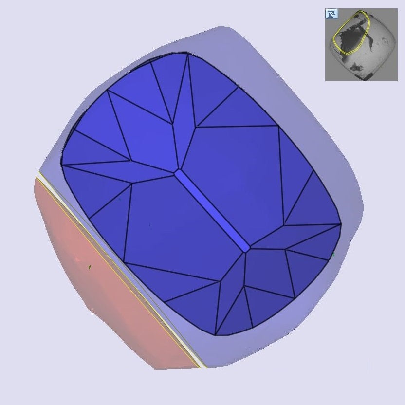 1.01ct | Champagne SI2 Cushion Shape Old Mine Cut Diamond (GIA) - Modern Rustic Diamond