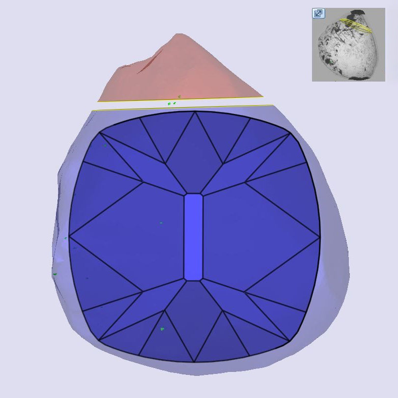 1.49ct | N/VS1 Cushion Shape Old Mine Cut Diamond (GIA) - Modern Rustic Diamond