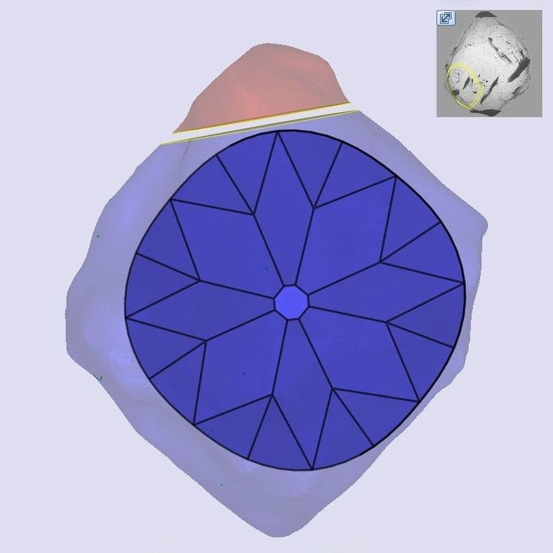 1.22ct | U-V/VVS2 Cushion Shape Old Mine Cut Diamond (GIA) - Modern Rustic Diamond