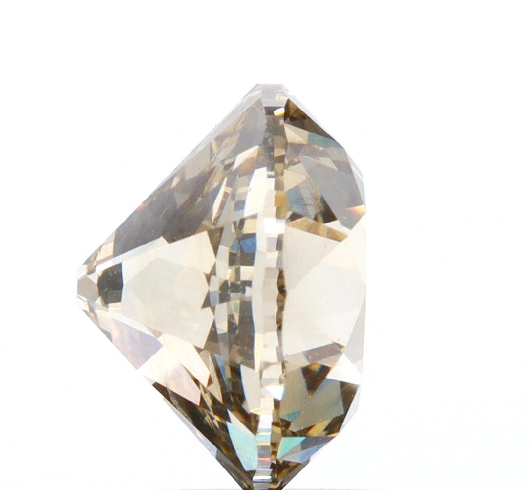 2.11ct | Champagne VS Round Shape Old European Cut Diamond - Modern Rustic Diamond