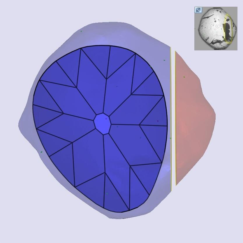 1.86ct | L/VS1 Pear Shape Old Mine Cut Diamond (GIA) - Modern Rustic Diamond