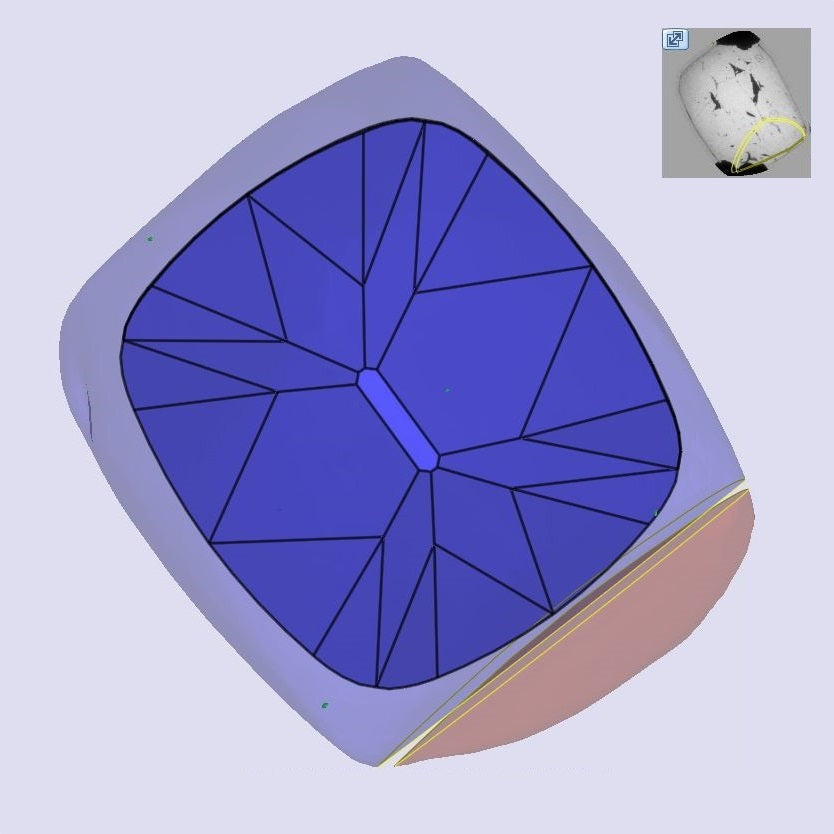 1.38ct | Fancy Light Yellowish Brown VVS2 Cushion Shape Old Mine Cut Diamond (GIA) - Modern Rustic Diamond