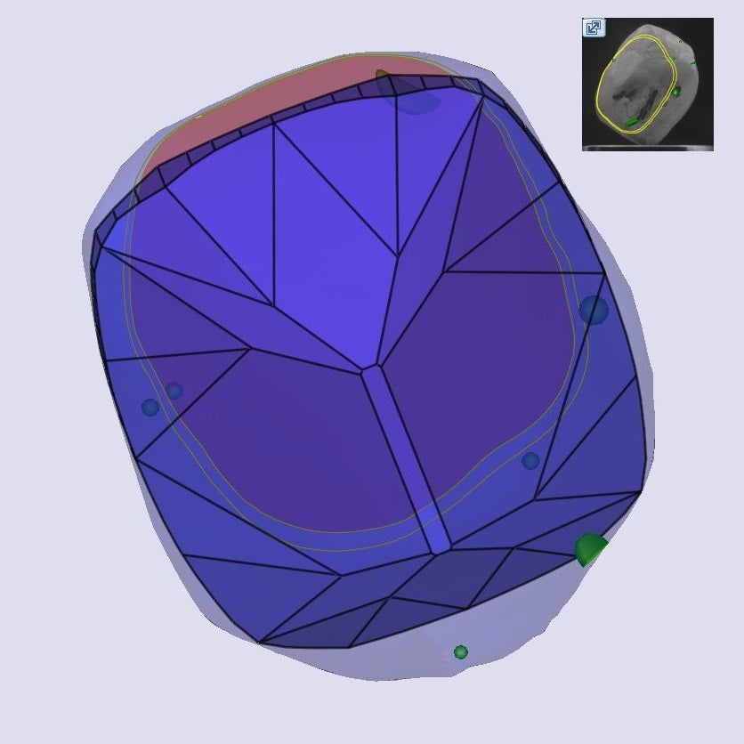1.02ct | M/VVS2 Cushion Shape Old Mine Cut Diamond (GIA) - Modern Rustic Diamond