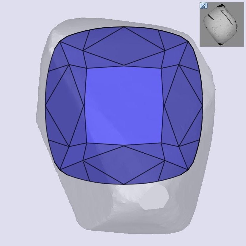 1.00ct | K/VVS1 Cushion Shape Old Mine Cut Diamond (GIA) - Modern Rustic Diamond