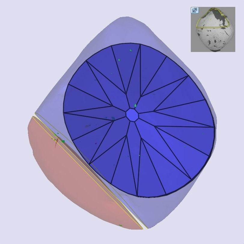 1.01ct | S-T/VS1 Oval Shape Old Mine Cut Diamond (GIA) - Modern Rustic Diamond