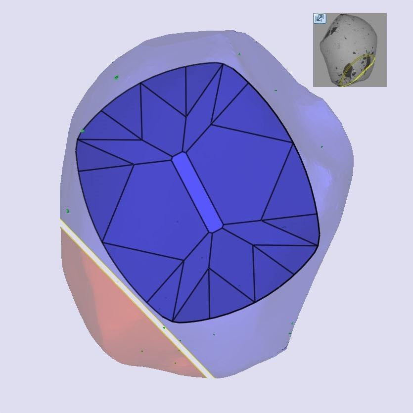2.51ct | U-V/VS1 Cushion Shape Old Mine Cut Diamond (GIA) - Modern Rustic Diamond