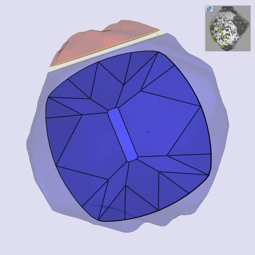 1.06ct | W-X/VS1 Cushion Shape Old Mine Cut Diamond (GIA) - Modern Rustic Diamond