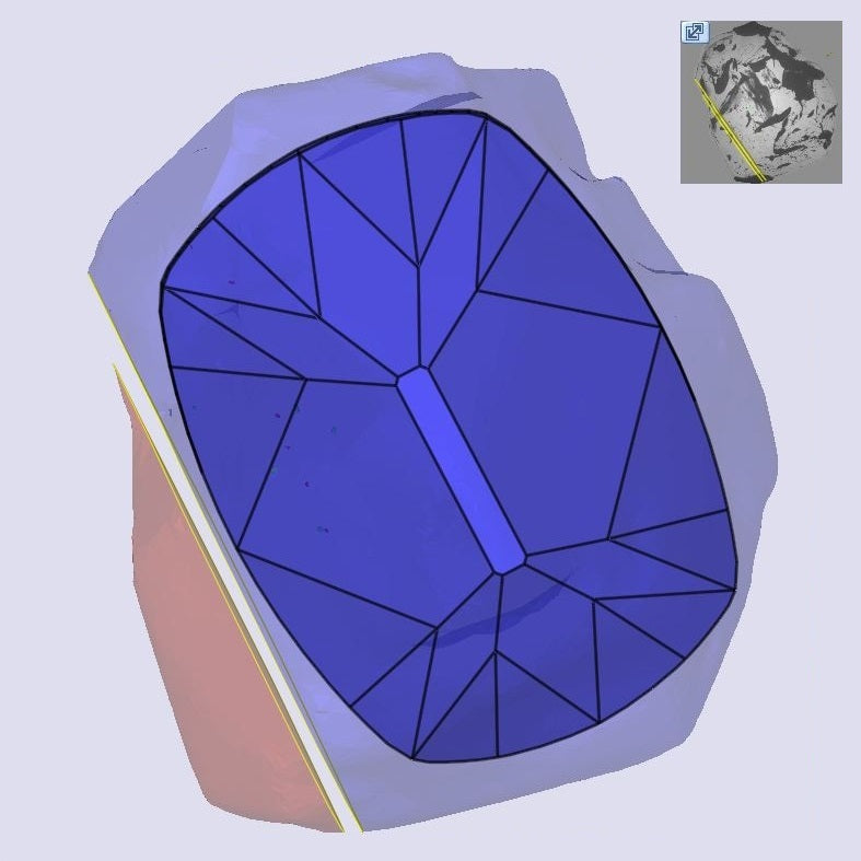1.29ct | Champagne VS2 Cushion Shape Old Mine Cut Diamond (GIA) - Modern Rustic Diamond