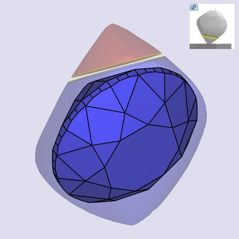 1.50ct | N/VS1 Round Shape Old European Cut Diamond (GIA) - Modern Rustic Diamond