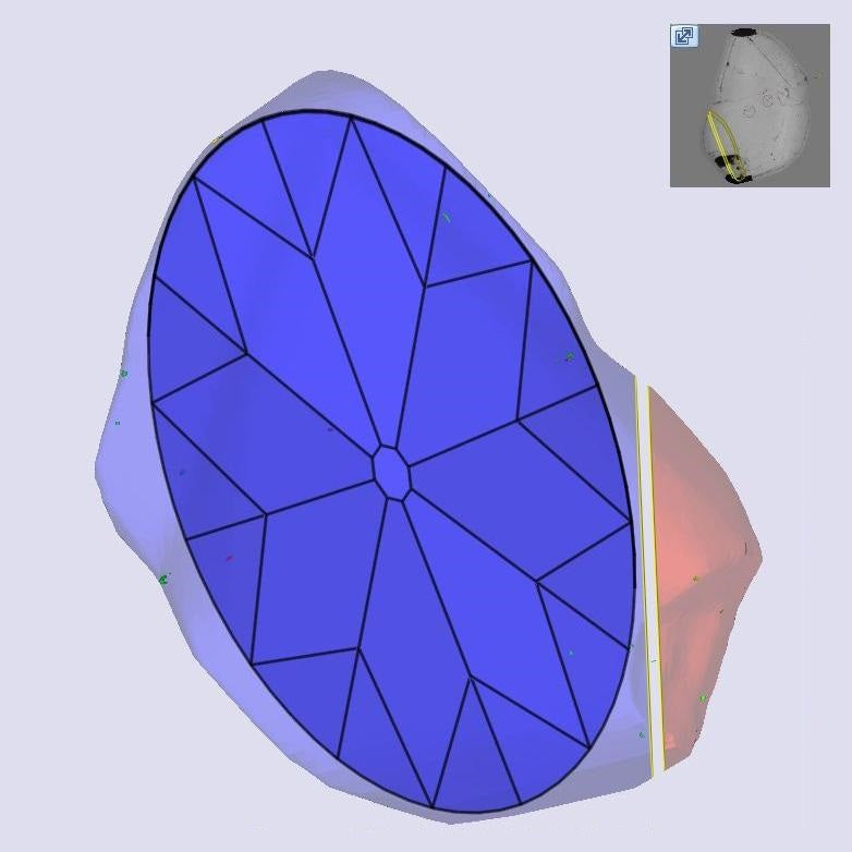 1.68ct | J/SI2 Oval Shape Old Mine Cut Diamond (IGI) - Modern Rustic Diamond