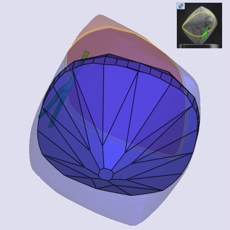 1.05ct | L/VS1 Cushion Shape Old Mine Cut Diamond (GIA) - Modern Rustic Diamond