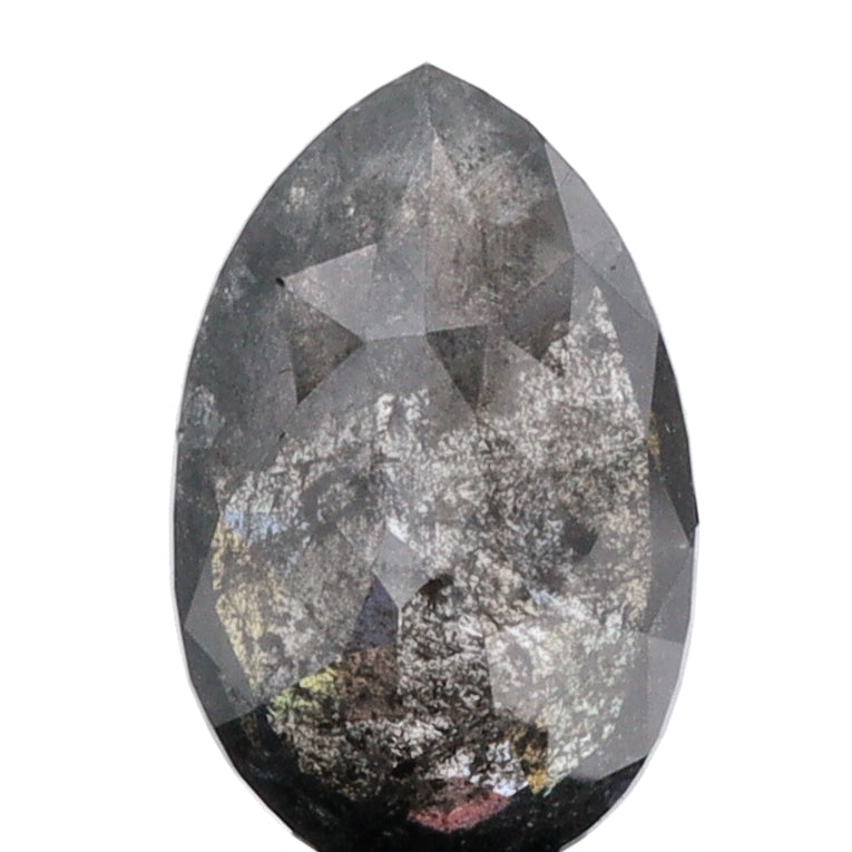 1.55ct | Rustic  Pear Shape Brilliant Cut Diamond - Modern Rustic Diamond