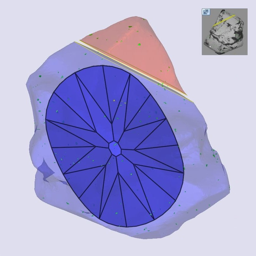 1.02ct | N/VS1 Oval Shape Old Mine Cut Diamond (GIA) - Modern Rustic Diamond