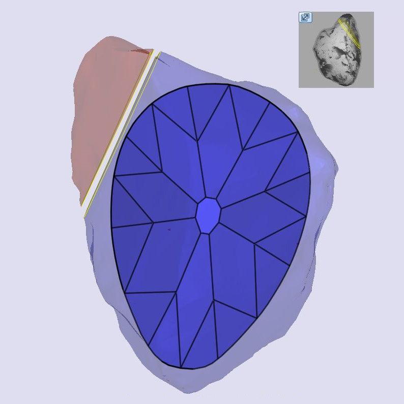 1.16ct | Champagne VS1 Pear Shape Old Mine Cut Diamond (GIA) - Modern Rustic Diamond