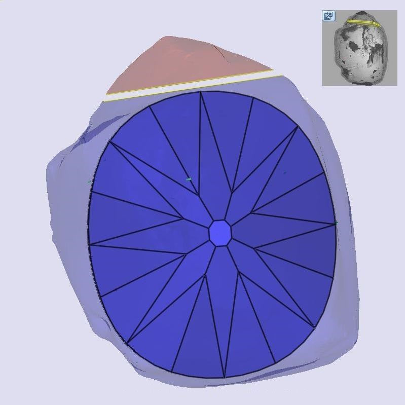 1.56ct | Q-R/VS1 Oval Shape Old Mine Cut Diamond (GIA) - Modern Rustic Diamond