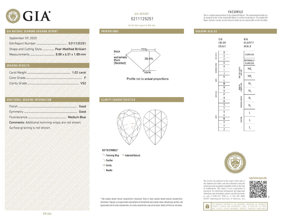 1.02ct | F/VS2 Pear Shape Rose Cut Diamond (GIA) - Modern Rustic Diamond
