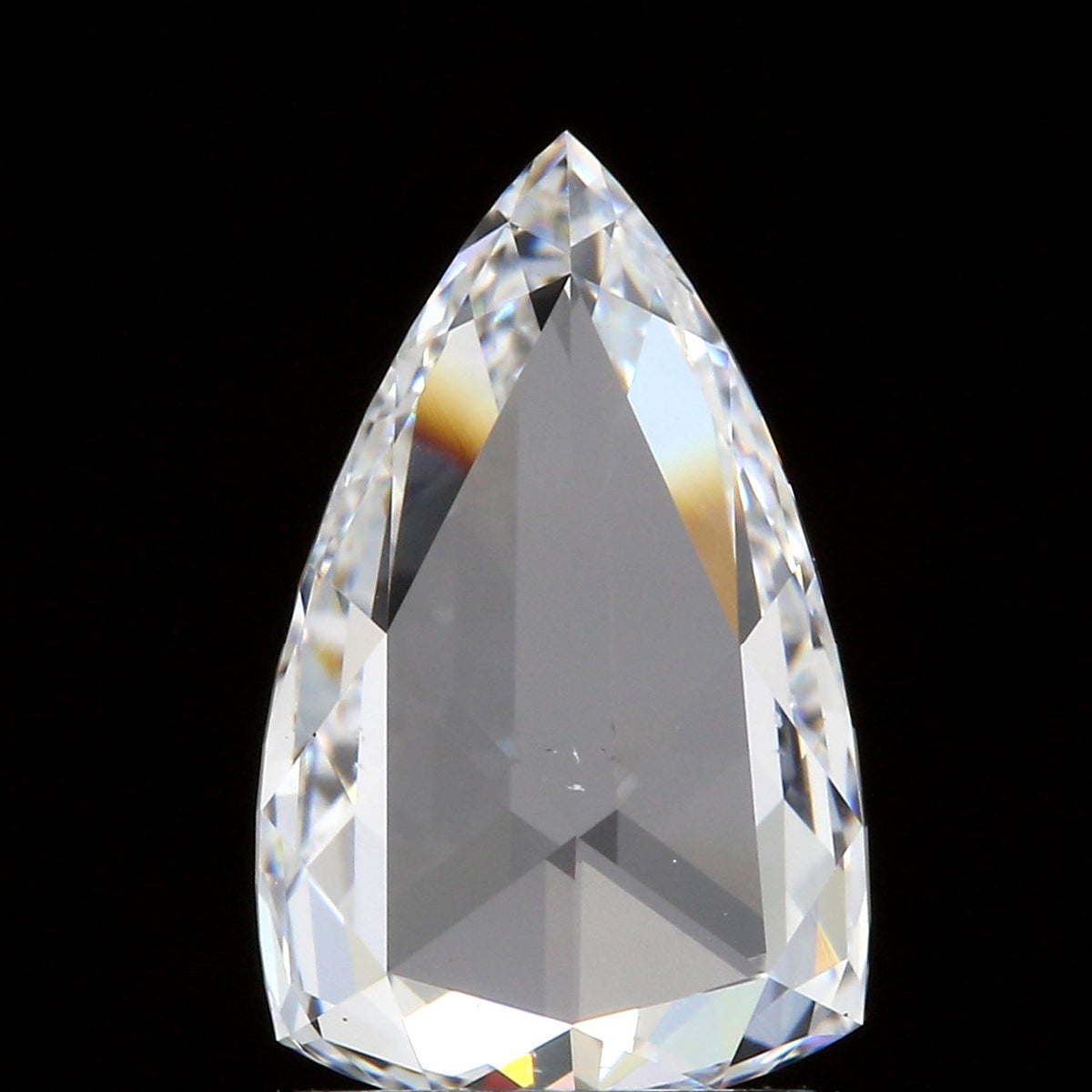 1.03ct | D/SI1 Pear Shape Rose Cut Diamond (GIA) - Modern Rustic Diamond