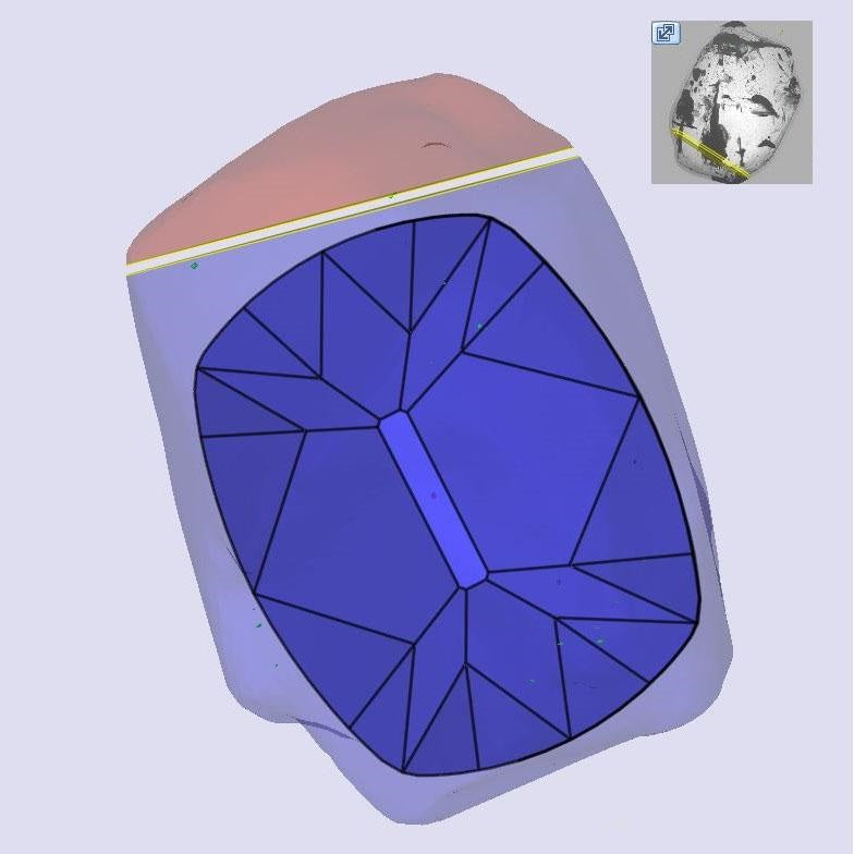 1.63ct | Q-R/SI1 Cushion Shape Old Mine Cut Diamond (GIA) - Modern Rustic Diamond