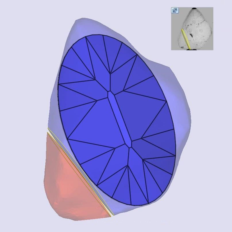 1.13ct | H/SI2 Oval Shape Old Mine Cut Diamond (IGI) - Modern Rustic Diamond