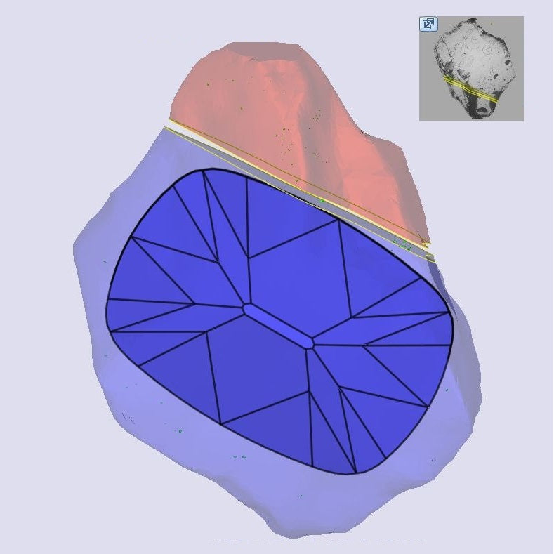 1.24ct | Champagne VVS2 Cushion Shape Old Mine Cut Diamond (GIA) - Modern Rustic Diamond