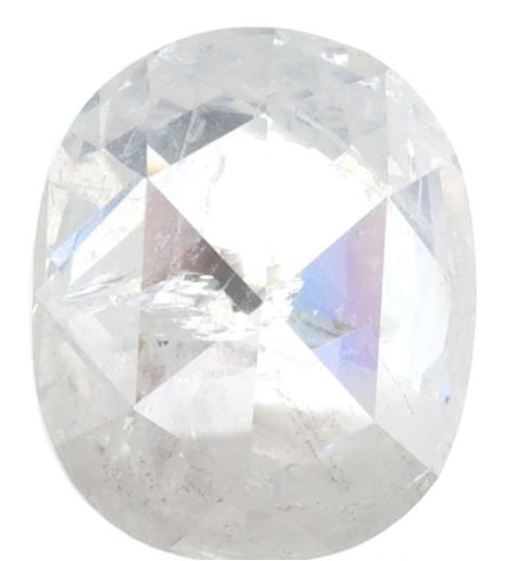 1.15ct | Salt &amp; Pepper Cushion Shape Brilliant Cut Diamond - Modern Rustic Diamond