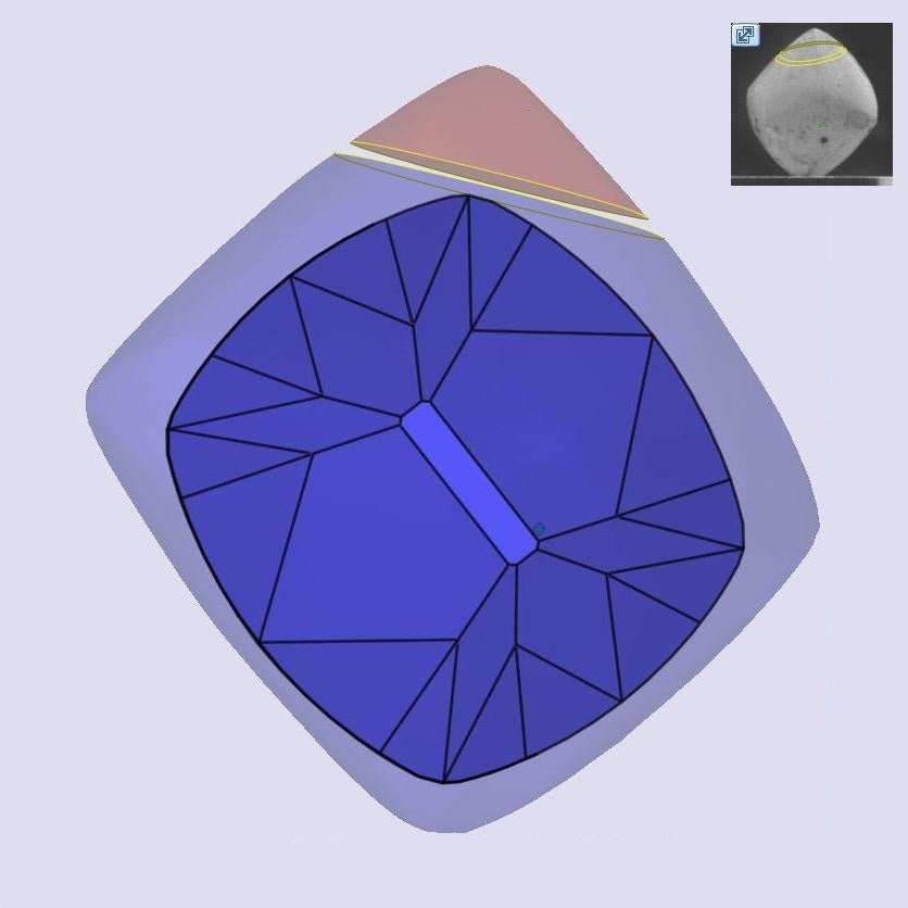 1.64ct | J/VS1 Cushion Shape Old Mine Cut Diamond (GIA) - Modern Rustic Diamond
