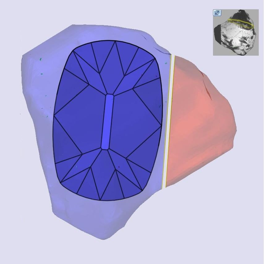2.53ct | Cognac VS2 Cushion Shape Old Mine Cut Diamond (GIA) - Modern Rustic Diamond