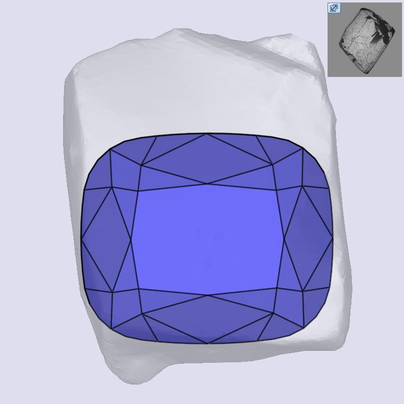 1.07ct | D/VS2 Cushion Shape Old Mine Cut Diamond (GIA) - Modern Rustic Diamond