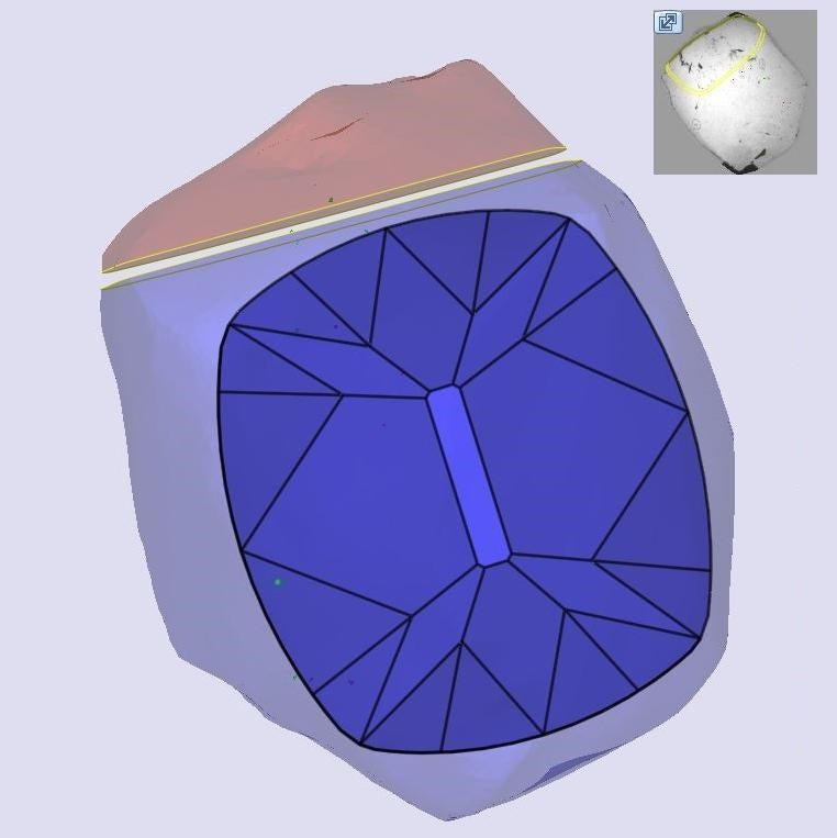 1.74ct | J/SI1 Cushion Shape Old Mine Cut Diamond (GIA) - Modern Rustic Diamond