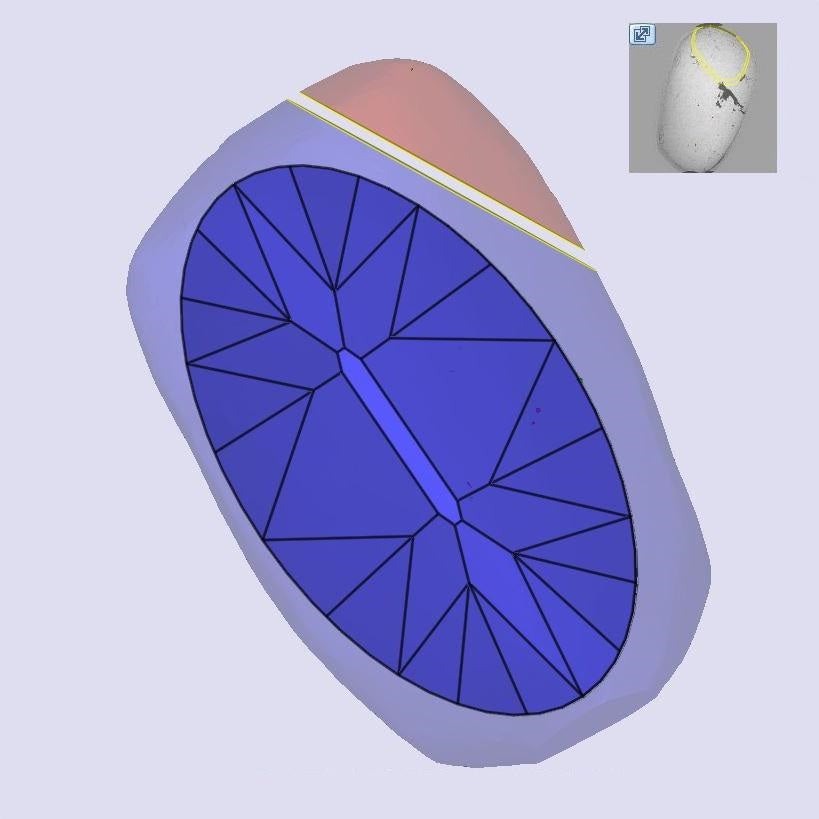 1.09ct | K/VS2 Oval Shape Old Mine Cut Diamond (IGI) - Modern Rustic Diamond