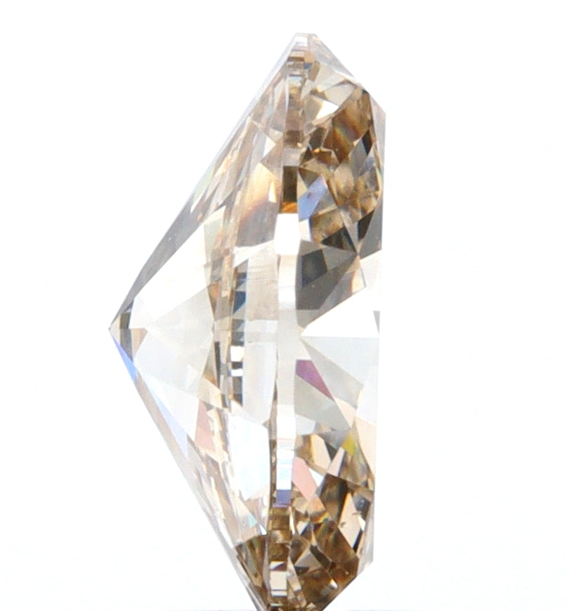1.02ct | Champagne VS Oval Shape Brilliant Cut Diamond - Modern Rustic Diamond