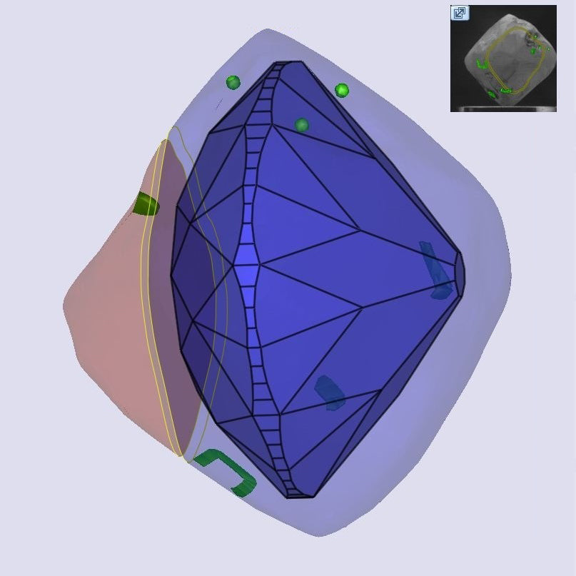 1.13ct | N/VS2 Cushion Shape Old Mine Cut Diamond (GIA) - Modern Rustic Diamond