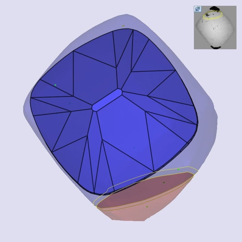 1.51ct | M/VVS2 Cushion Shape Old Mine Cut Diamond (GIA) - Modern Rustic Diamond