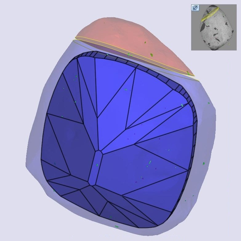 2.07ct | Fancy Dark Yellowish Green-Gray SI1 Cushion Shape Old Mine Cut Diamond (GIA) - Modern Rustic Diamond
