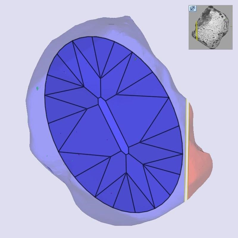 2.02ct | L/SI1 Oval Shape Old Mine Cut Diamond (GIA) - Modern Rustic Diamond