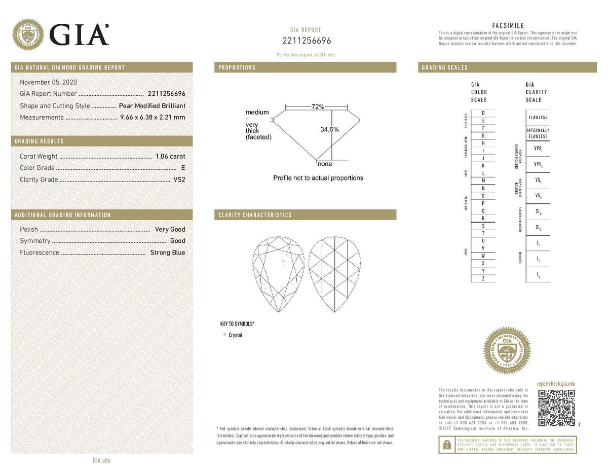 1.06ct | E/VS2 Pear Shape Rose Cut Diamond (GIA) - Modern Rustic Diamond