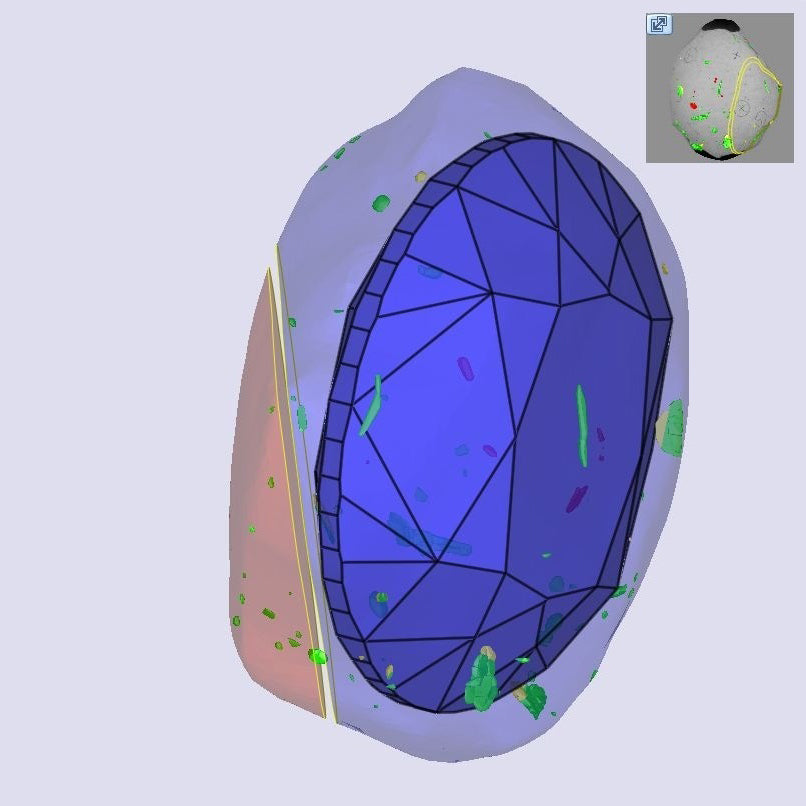 1.01ct | I-J/SI Oval Shape Old Mine Cut Diamond - Modern Rustic Diamond