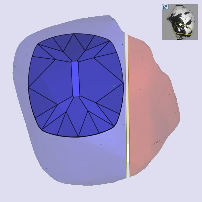 0.90ct | L/VS1 Cushion Shape Old Mine Cut Diamond (GIA) - Modern Rustic Diamond