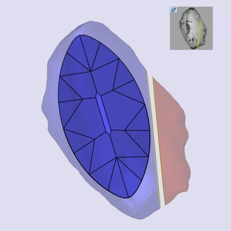 1.35ct | K/VS1 Marquise Shape Old Mine Cut Diamond (GIA) - Modern Rustic Diamond